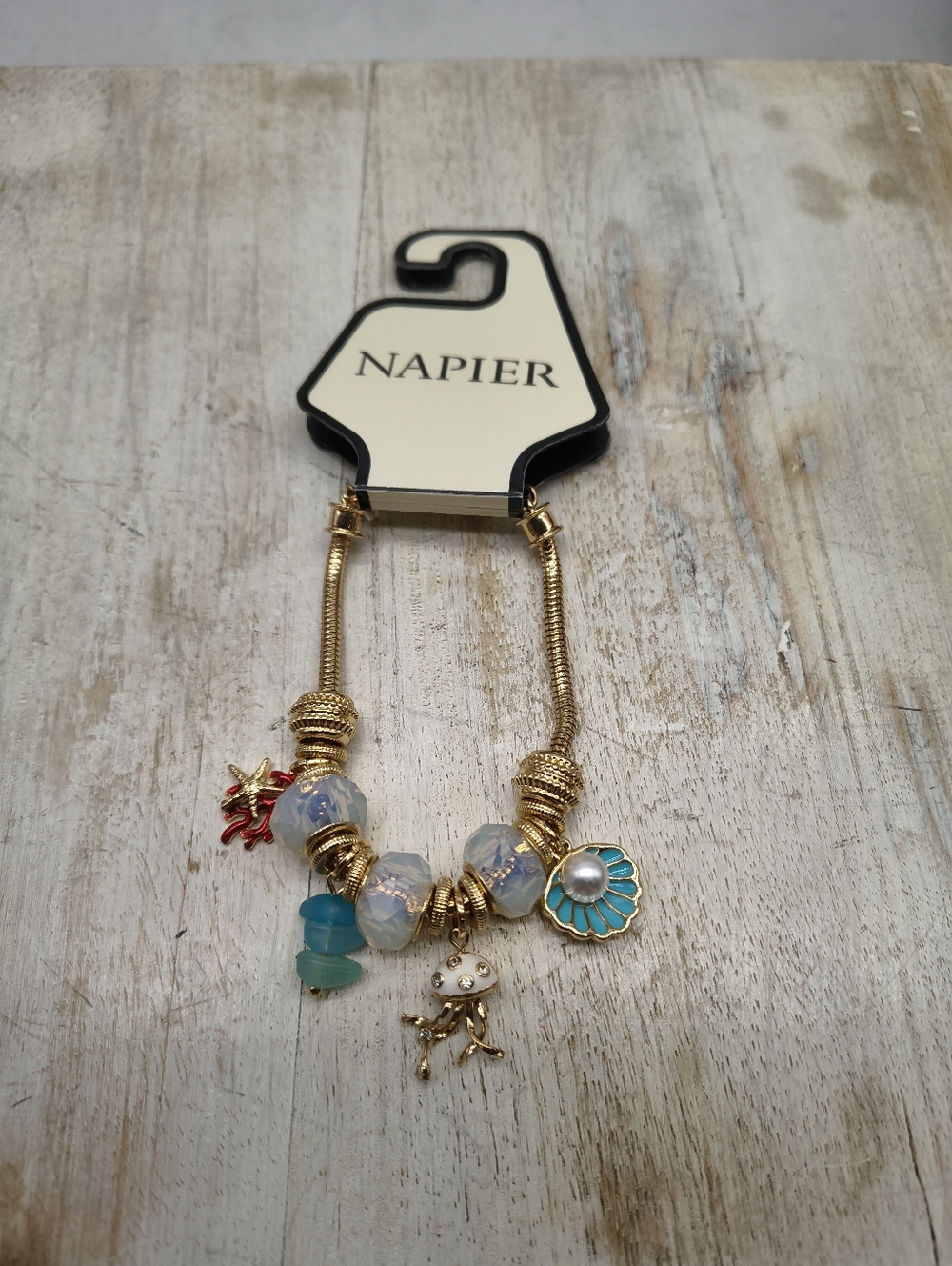 Napier Sea Life Charm Toggle Bracelet